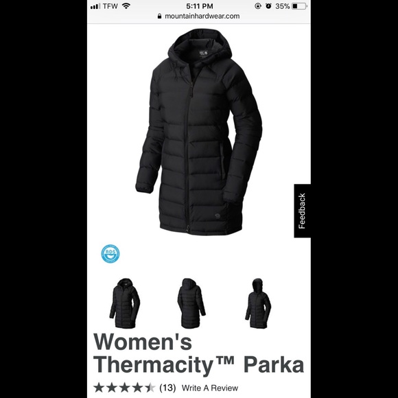 thermacity parka
